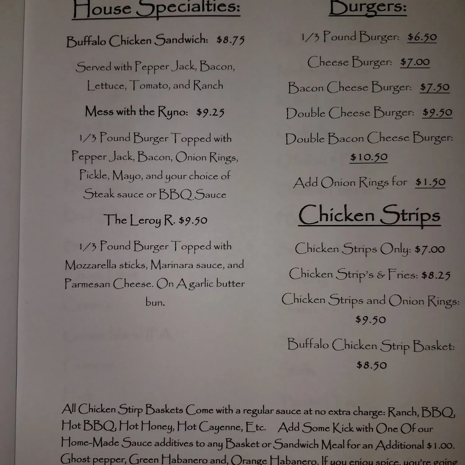 Menu 2