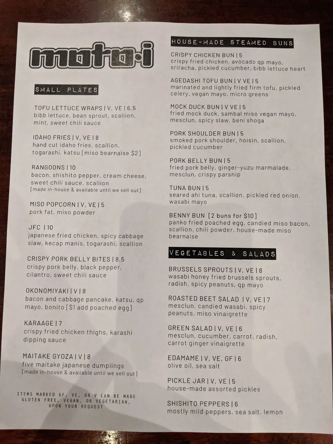 Menu 2