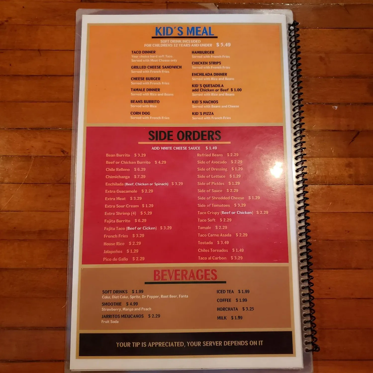 Menu 6