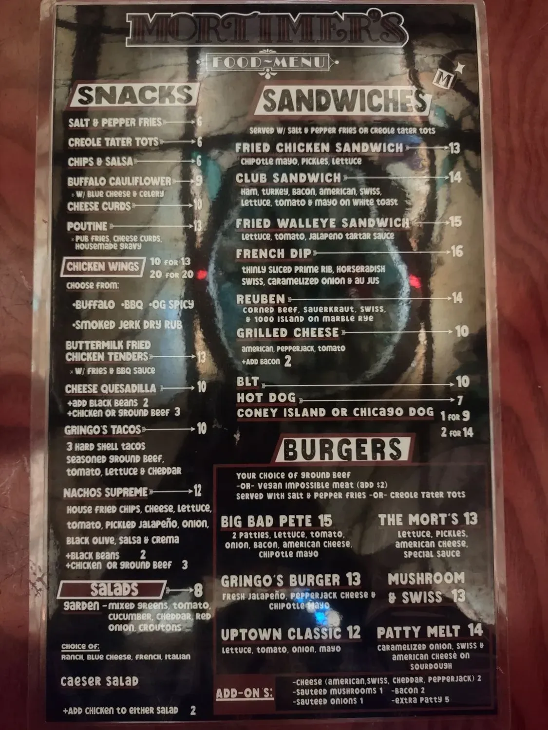 Menu 2