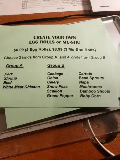 Menu 5