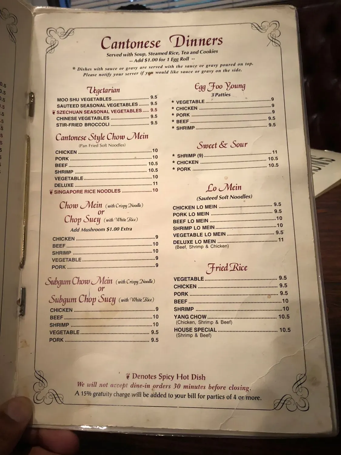 Menu 4