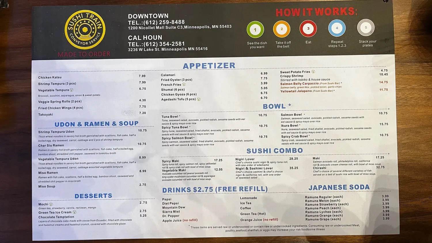 Menu 3