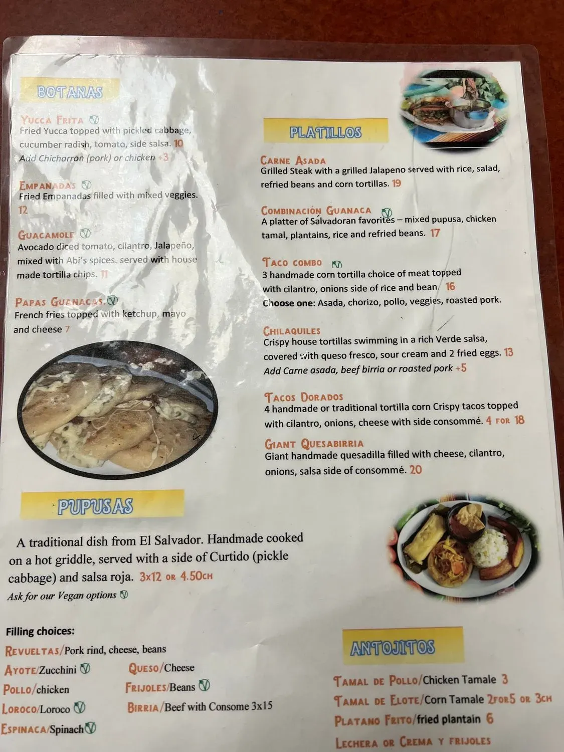 Menu 4