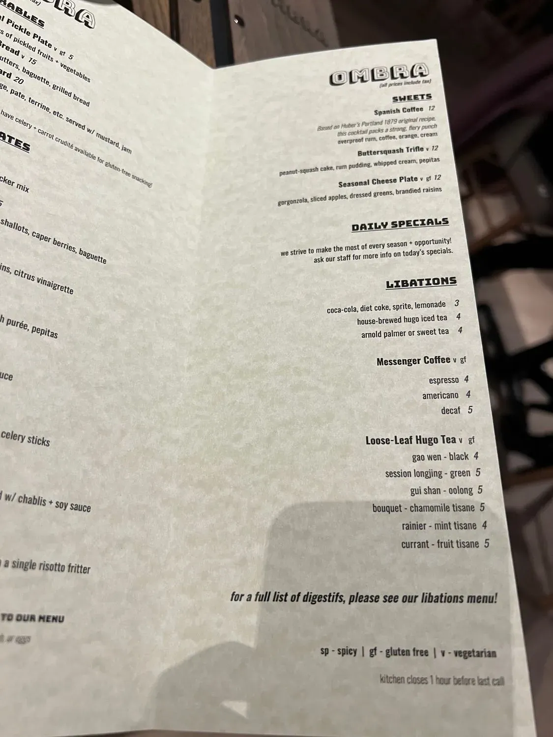 Menu 4