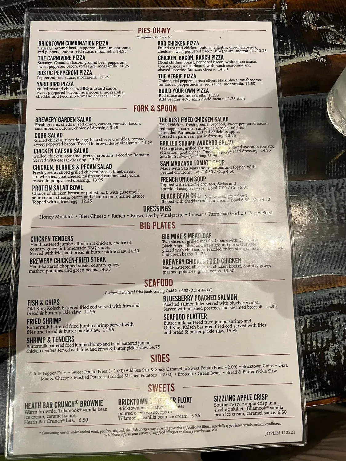 Menu 5