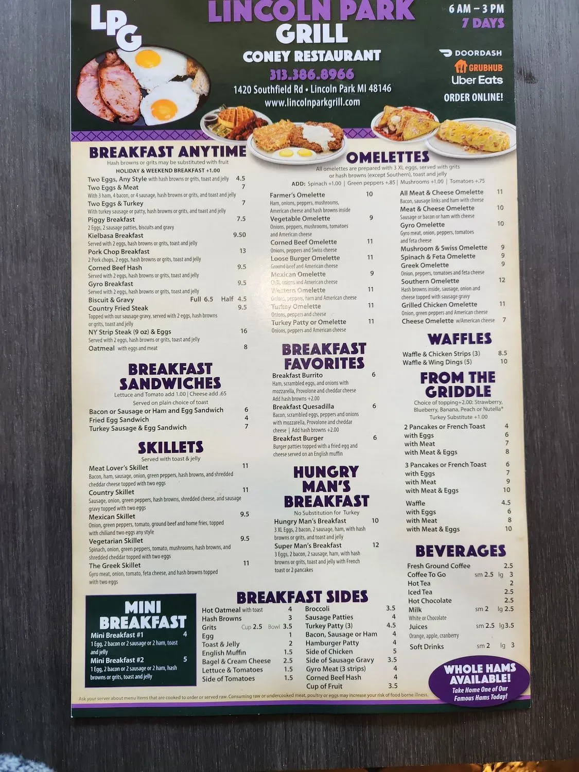 Menu 4