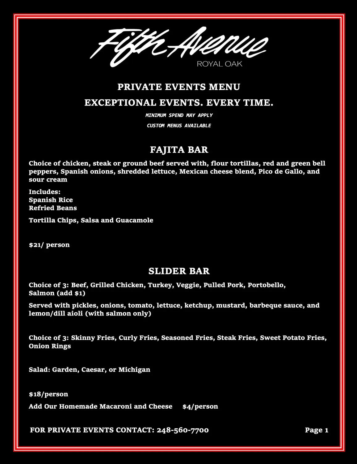 Menu 2