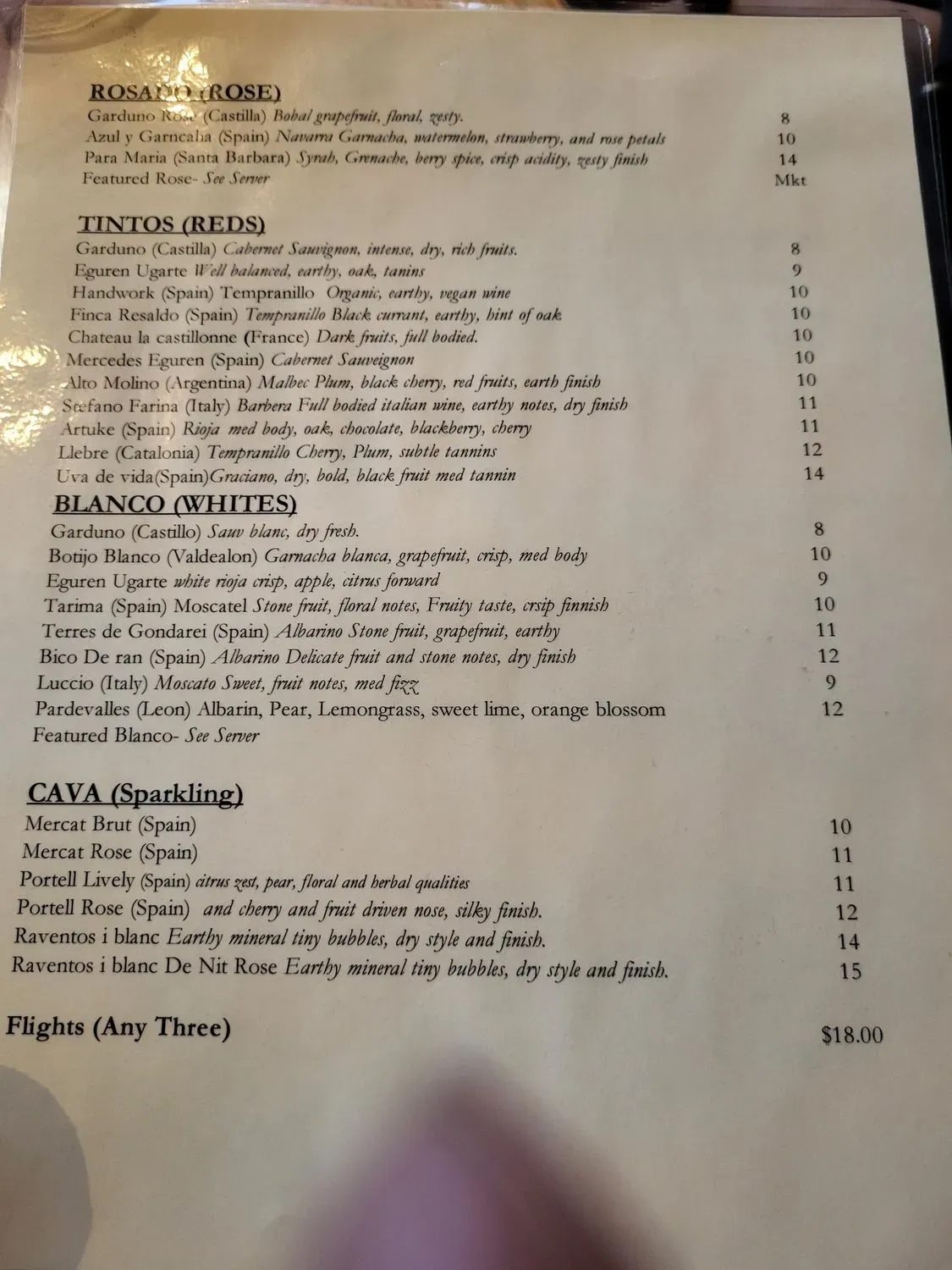 Menu 4