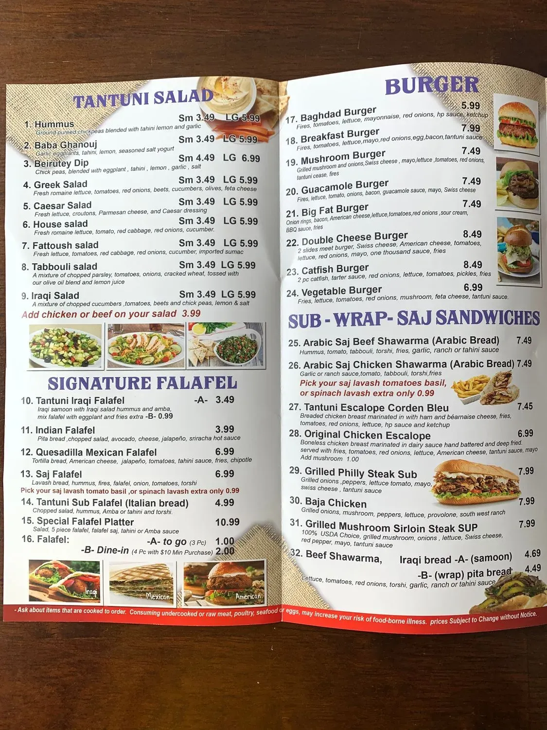 Menu 4