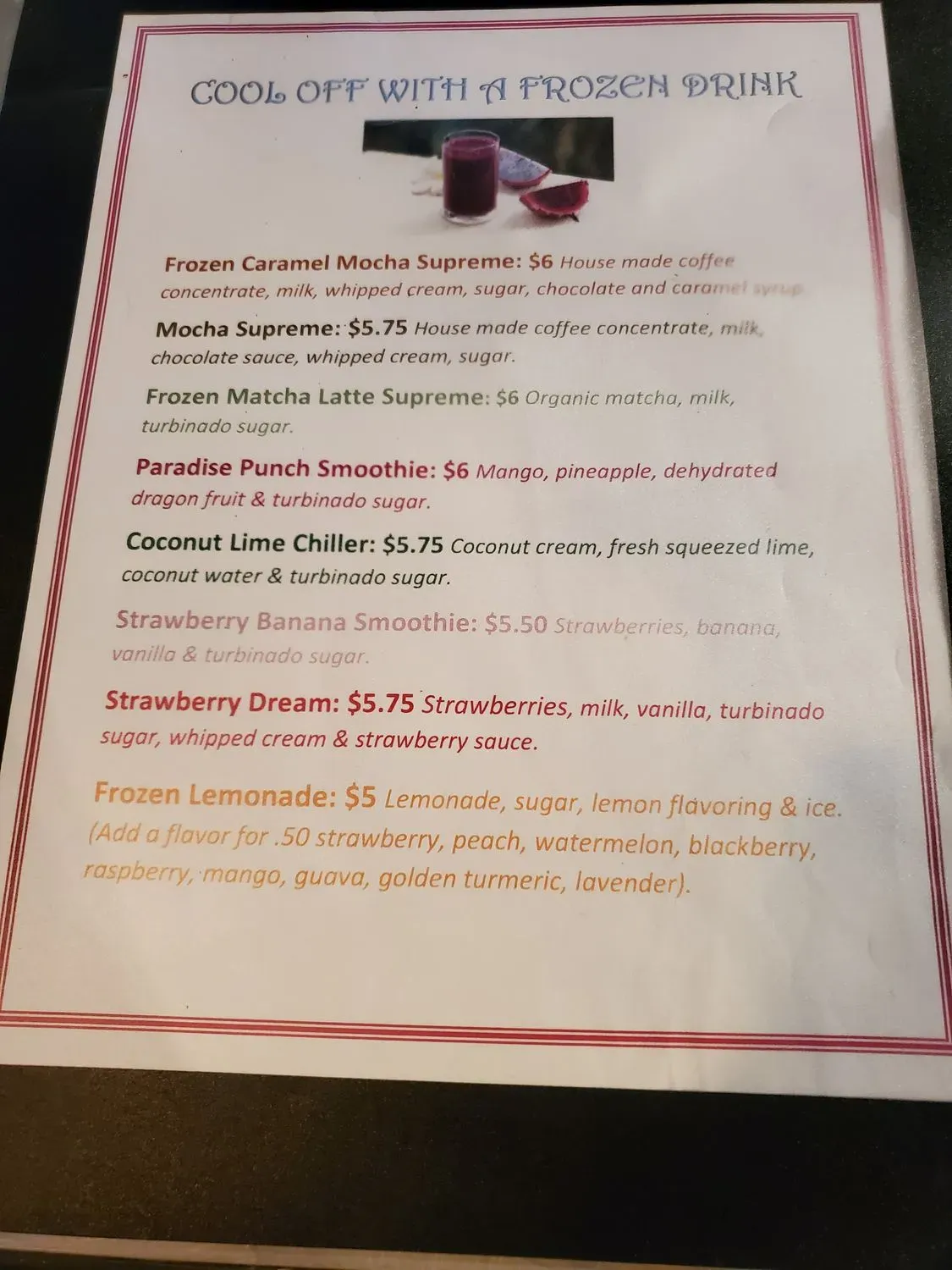 Menu 4