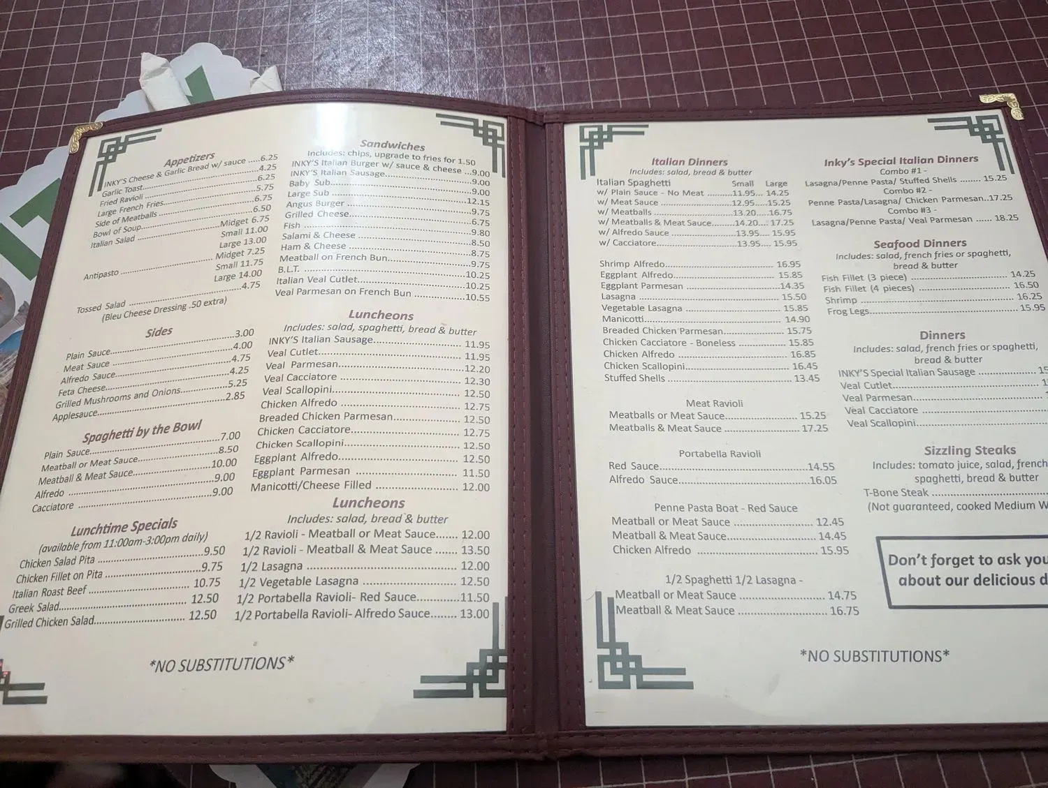 Menu 3