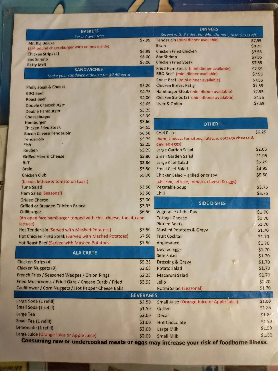 Menu 2