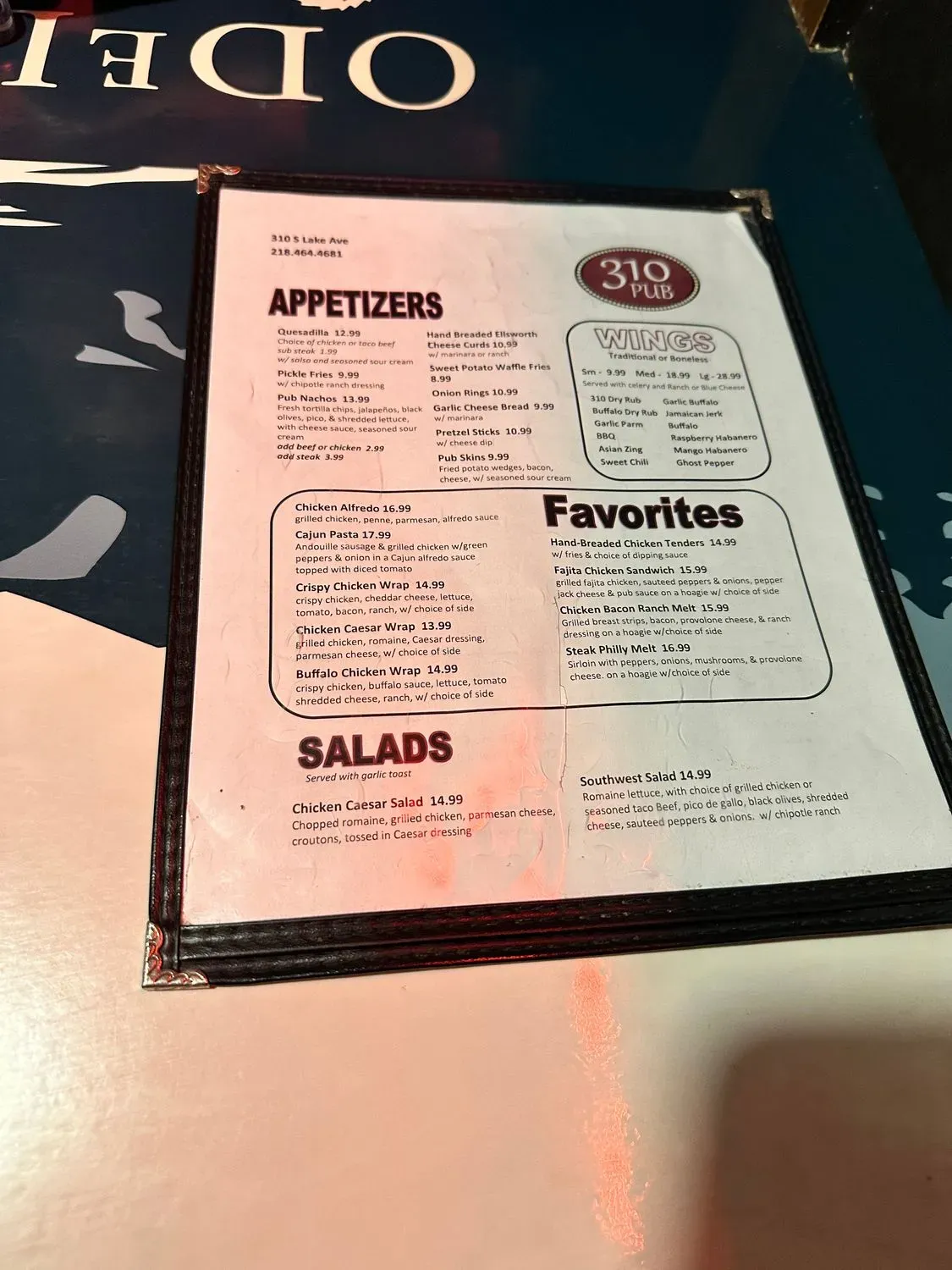 Menu 3