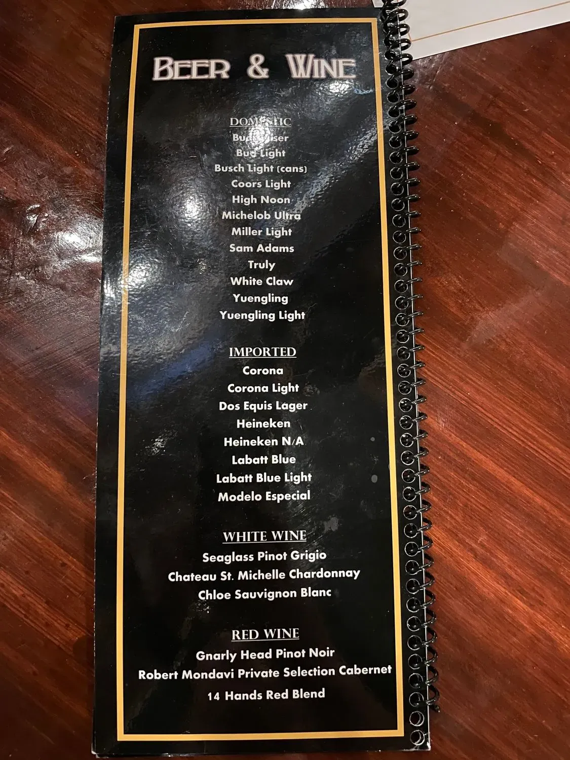 Menu 4