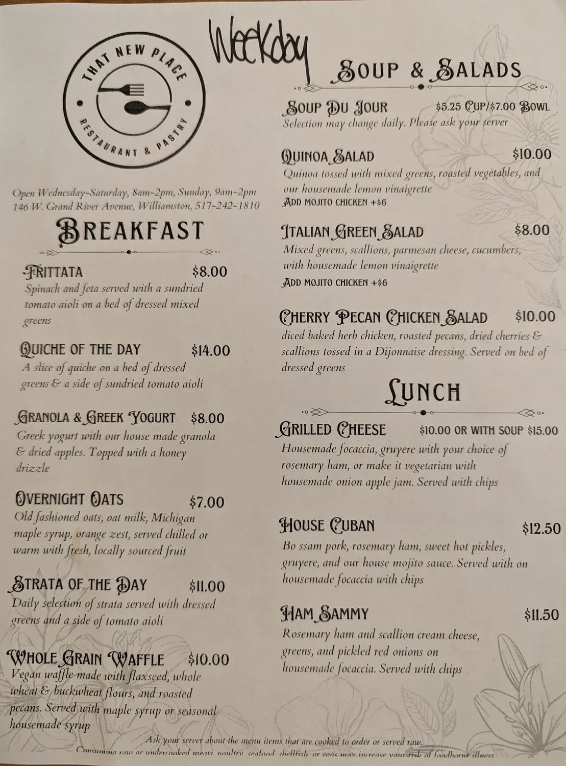 Menu 2