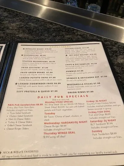 Menu 3