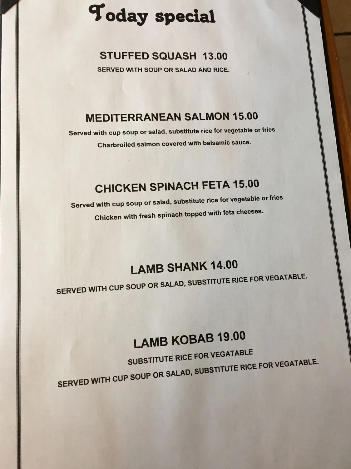 Menu 3