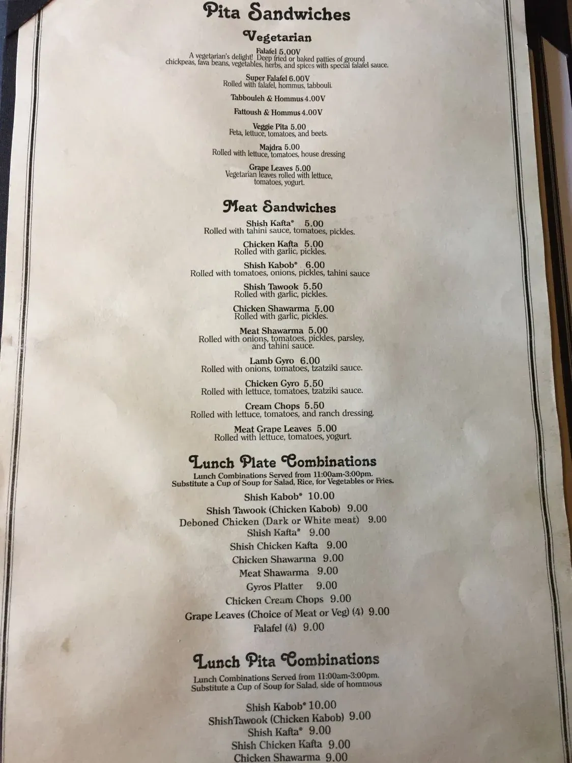 Menu 6