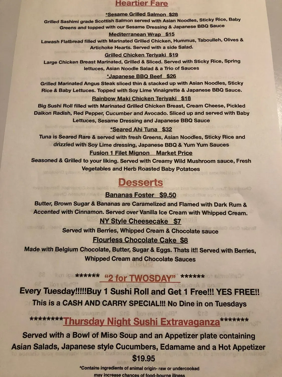 Menu 4