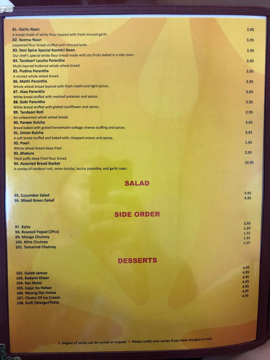 Menu 3