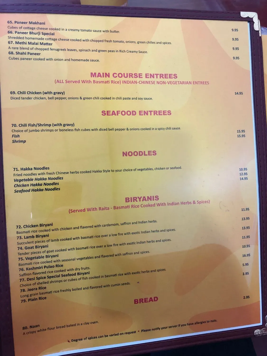 Menu 4