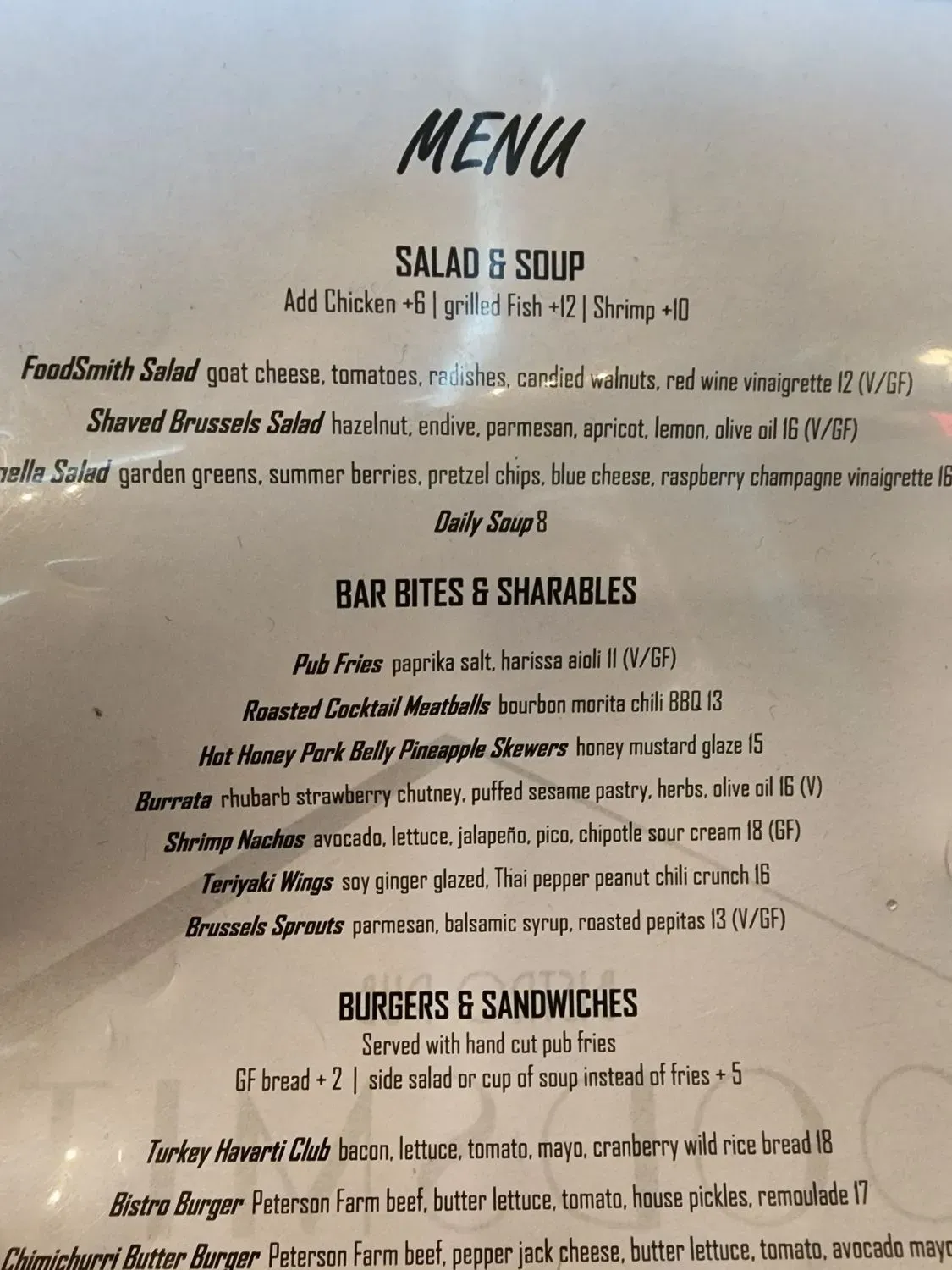 Menu 5