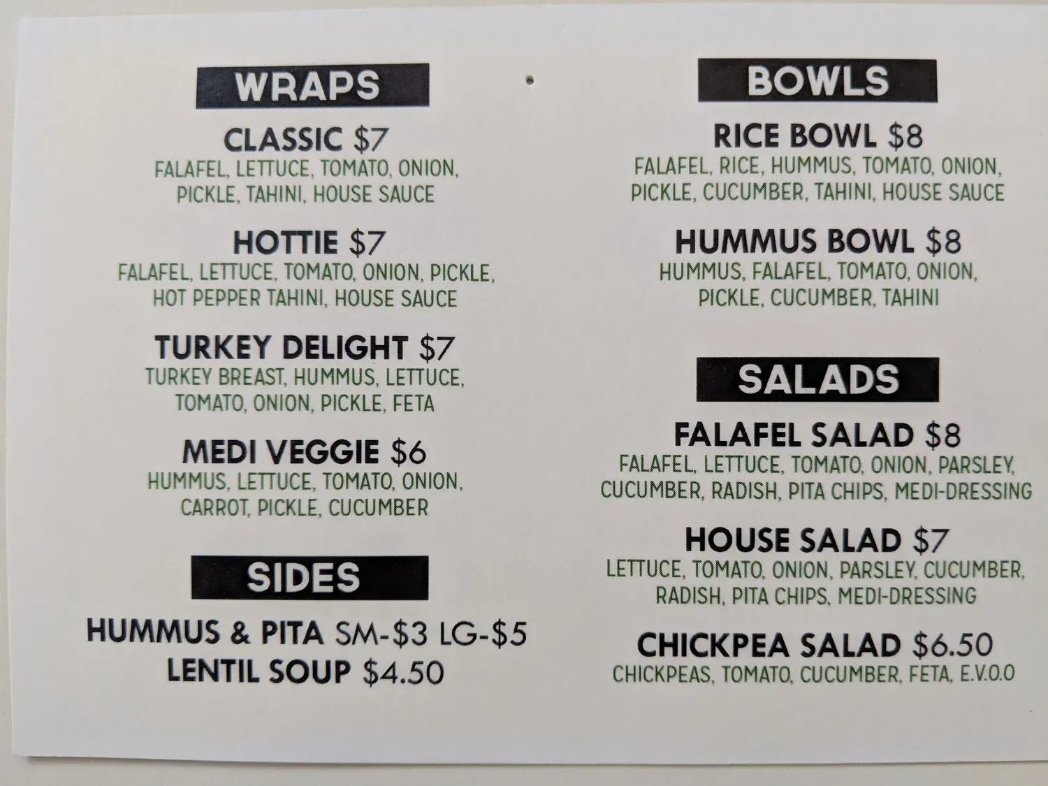 Menu 4