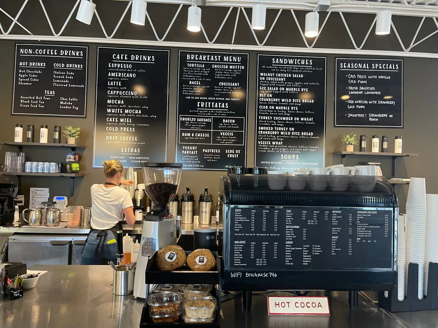 Bru House Coffee Shop & Drive Thru Menu - Updated October 2025