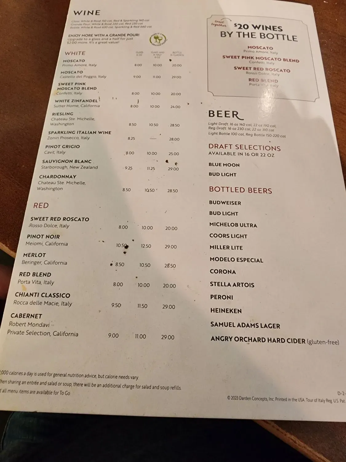 Menu 4