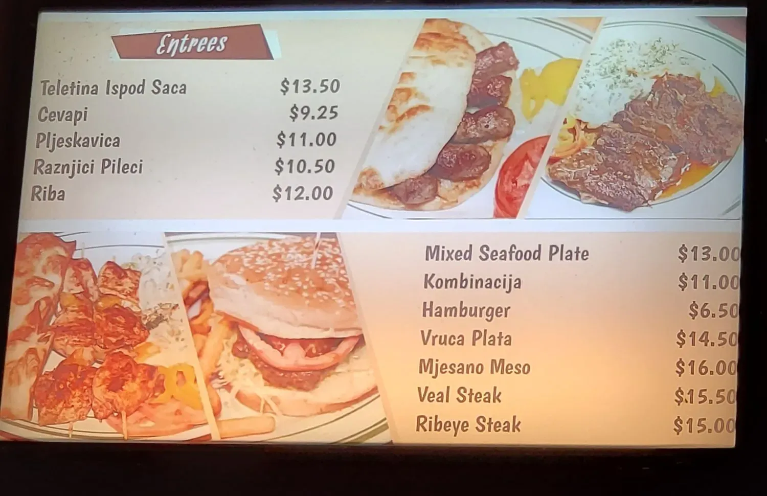 Menu 2