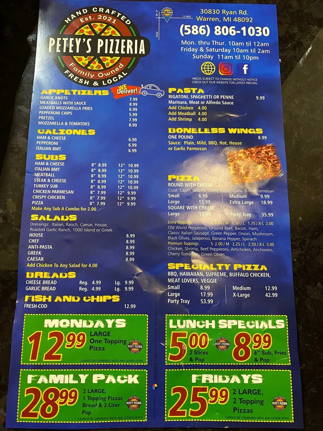 Menu 2