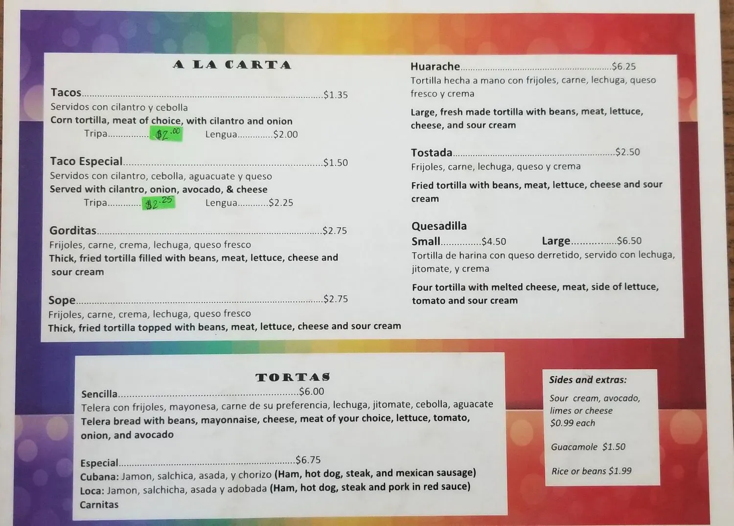 Menu 6