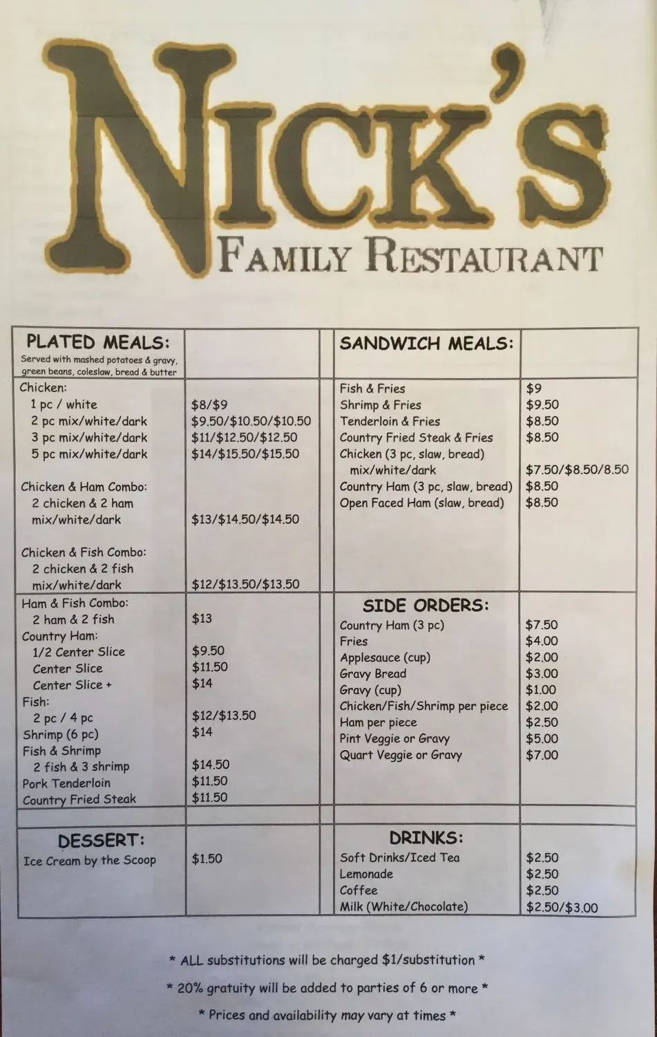 Menu 2