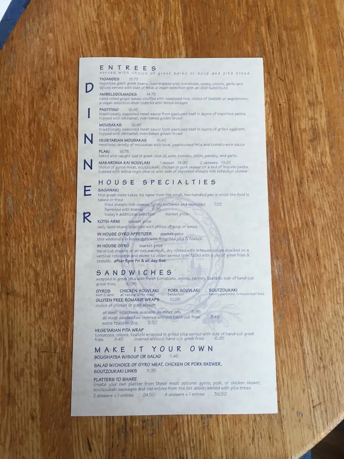 Menu 2