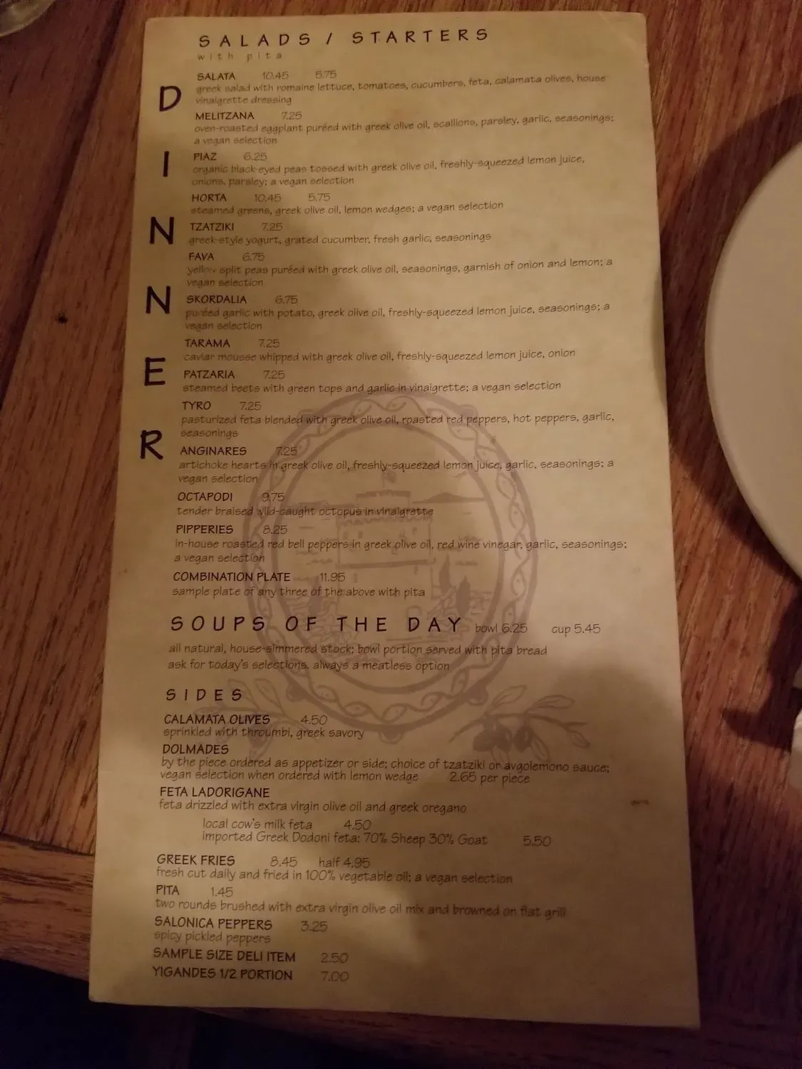 Menu 6