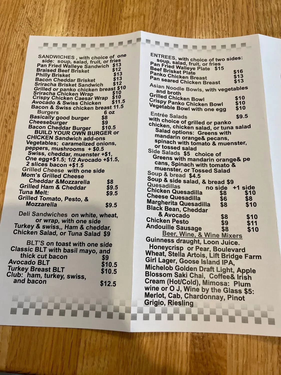 Menu 2