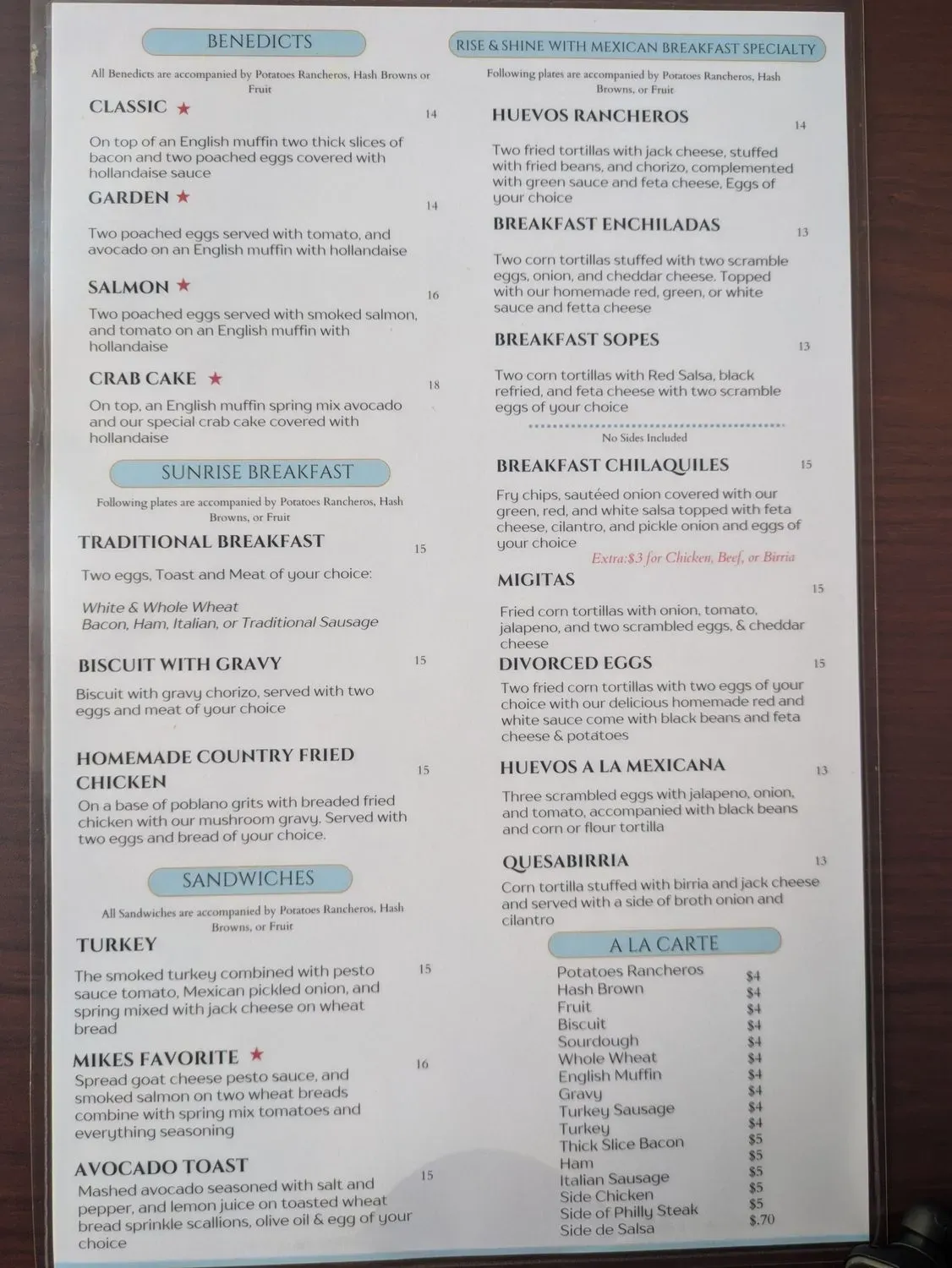 Menu 4