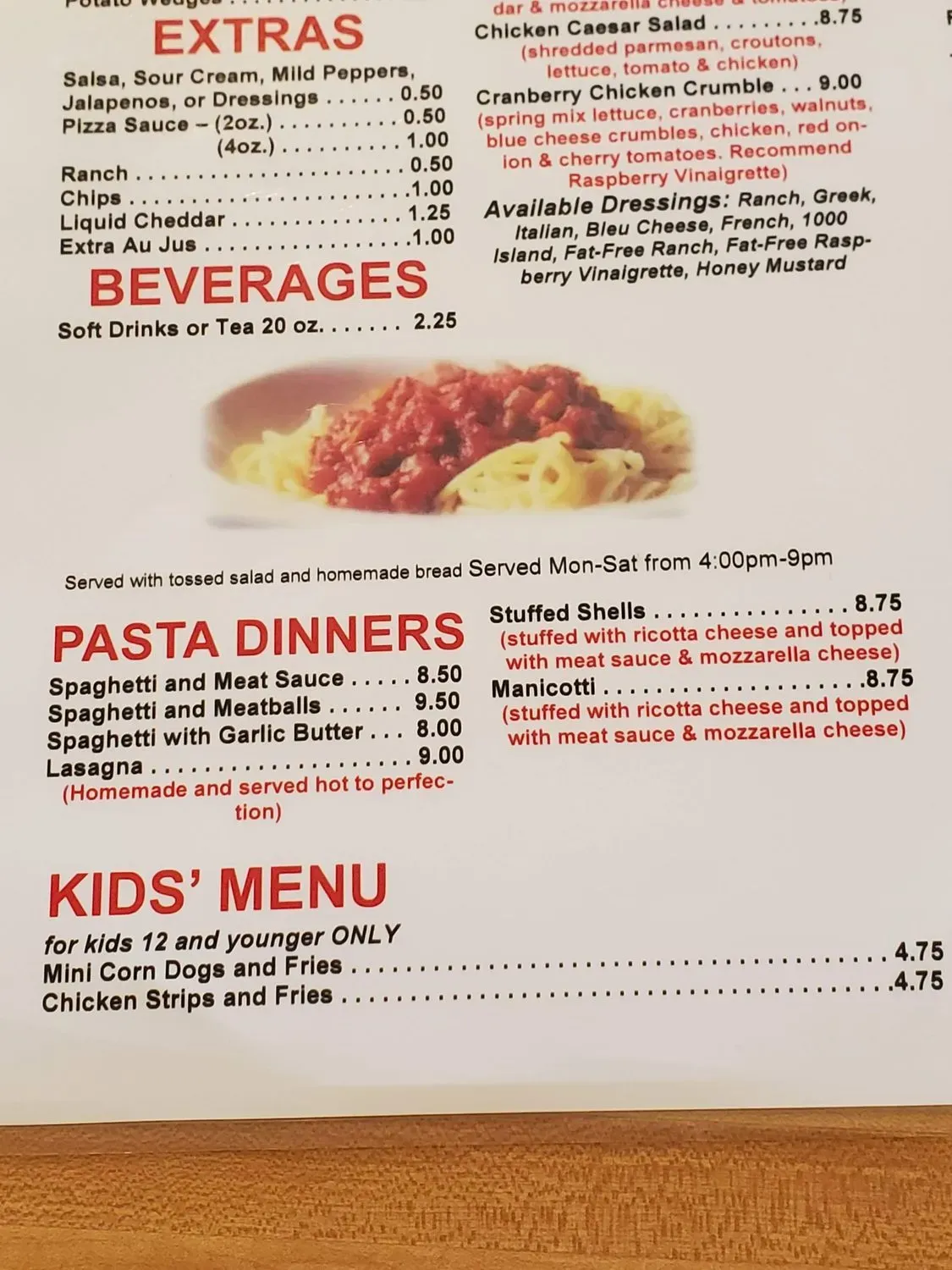 Menu 4