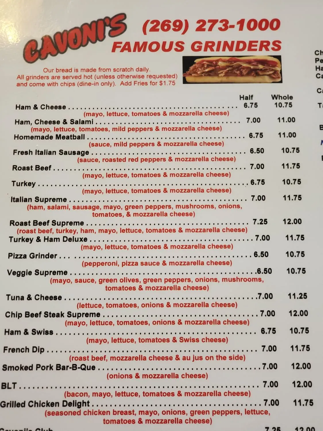 Menu 3