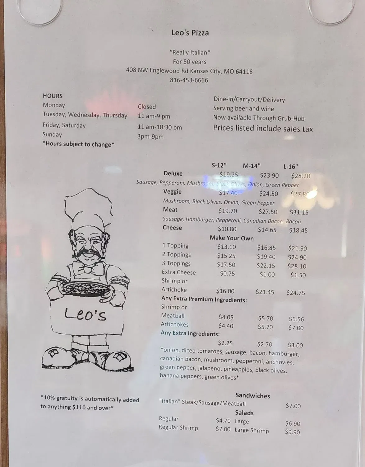 Menu 2