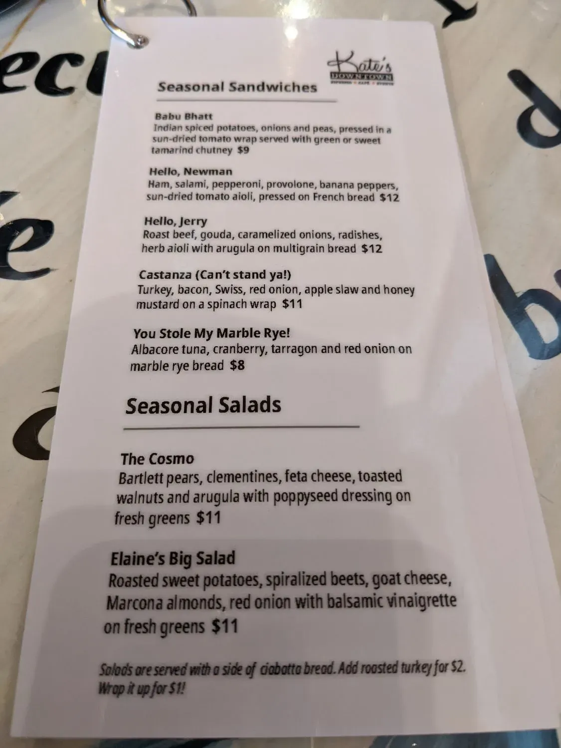 Menu 6