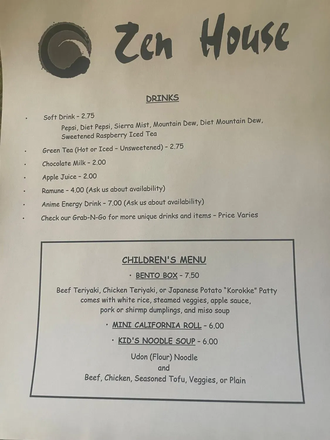 Menu 6