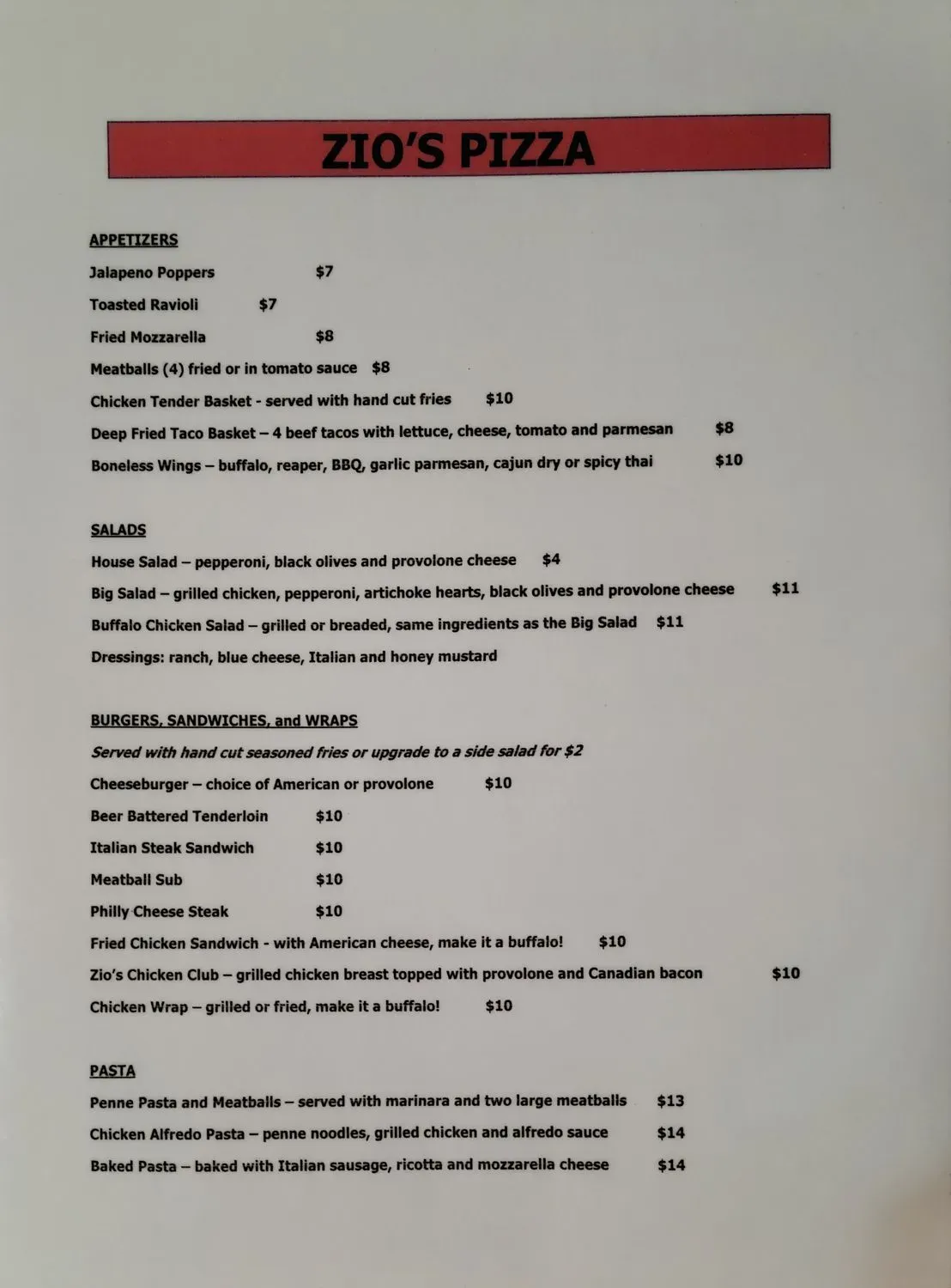 Menu 4