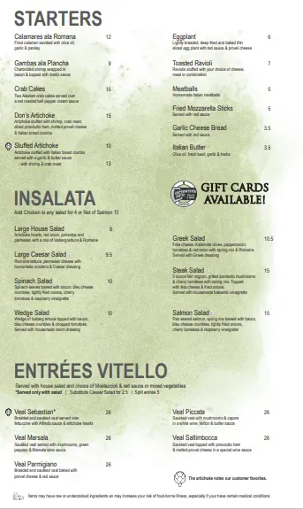 Menu 2