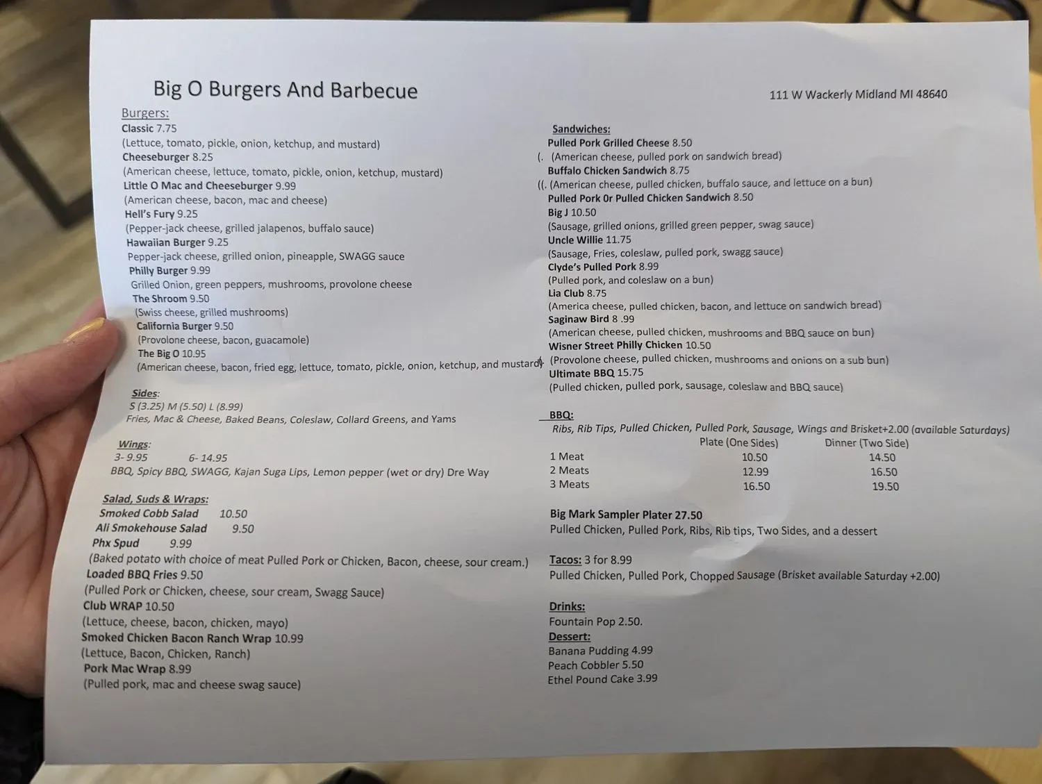 Menu 2