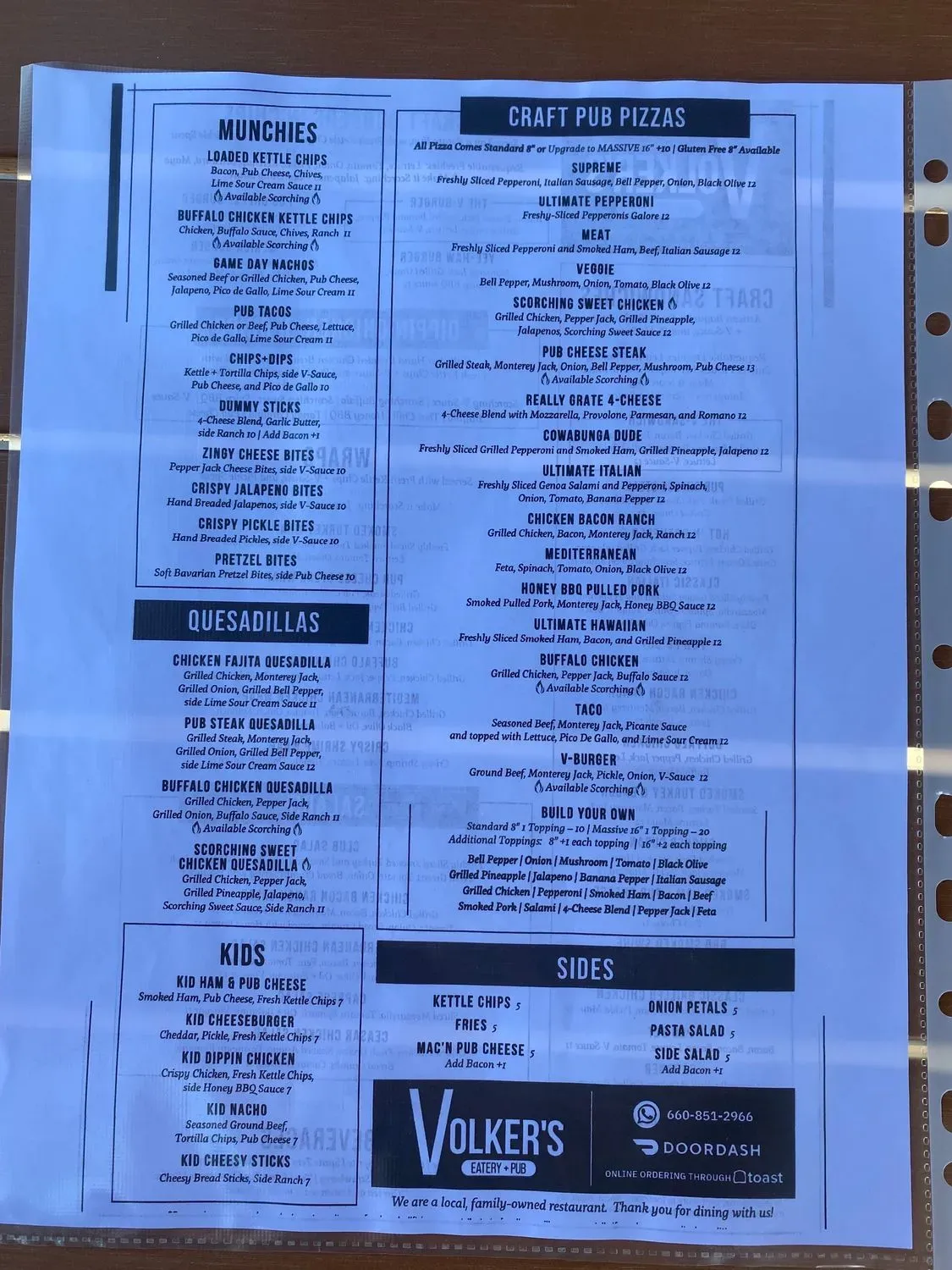 Menu 5