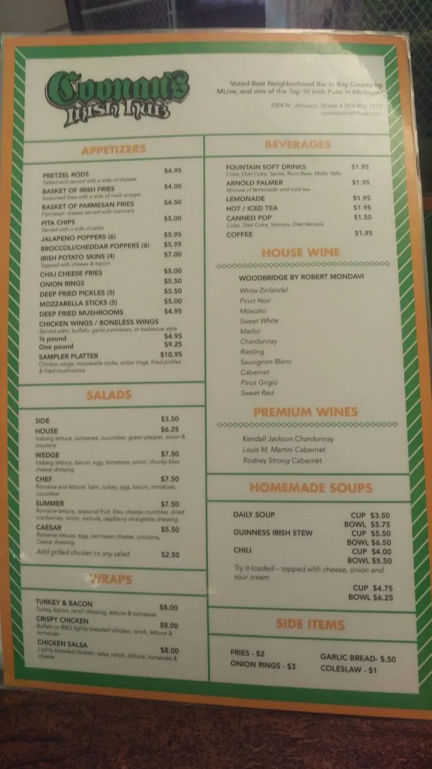 Menu 5