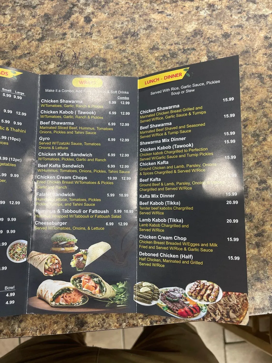 Menu 2