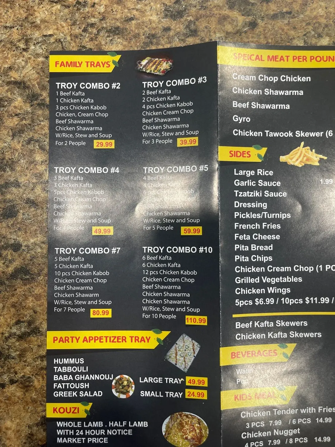 Menu 3